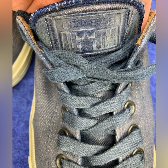 Men's 8.5 Women's 10.5 Navy Blue CONVERSE X JOHN VARVATOS Chuck Taylor II Shoes - Picture 5 of 11